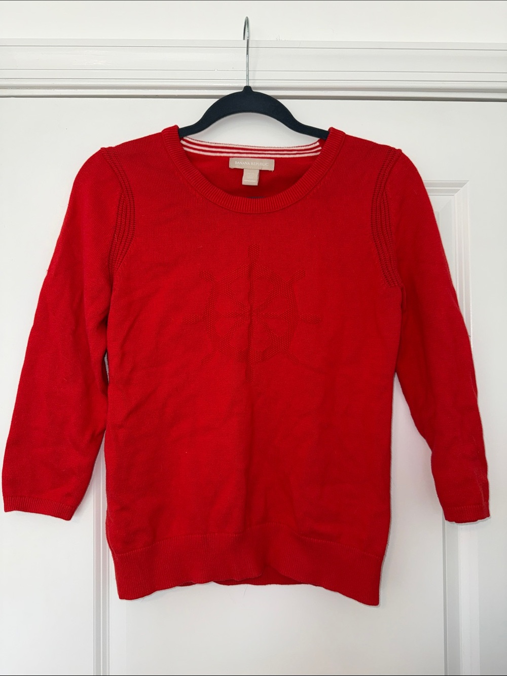 Banana Republic Red Crewneck Sweater